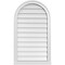 Ekena Millwork Round Top Surface Mount PVC Gable Vent w/ 2"W x 2"P Brickmould Sill Frame, 22"W x 38"H GVPRT22X3803SN - alternate 1